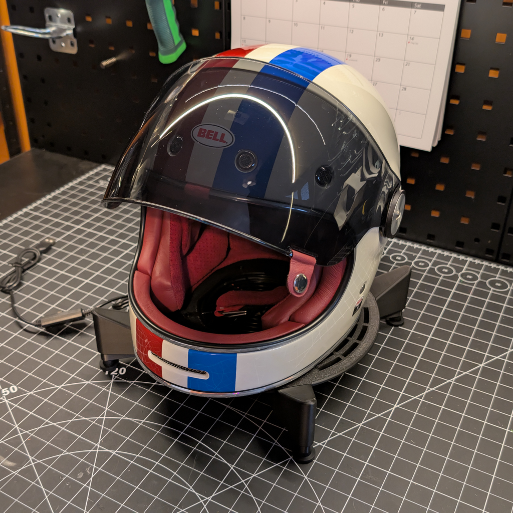 Motorradhelm-Trockner - Lüfter - Rennstrecke, Motocross, Kartfahren