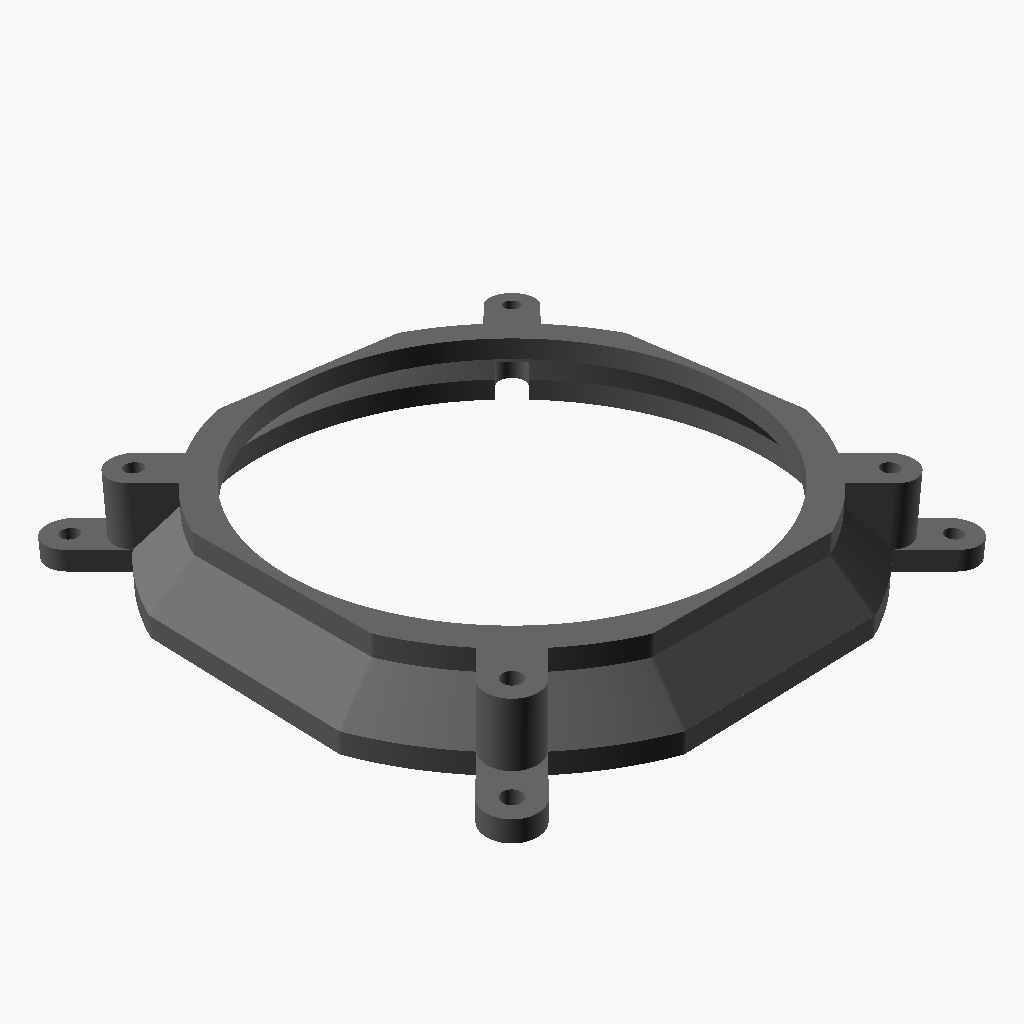 20mm 120mm 140mm PC fan adapter round to round both tabs CUBEIFY