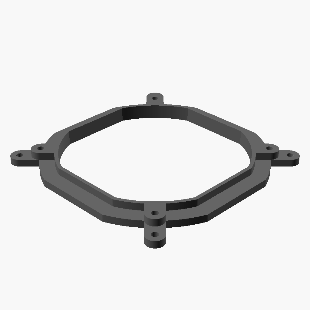 10mm 120mm 140mm PC fan adapter shroud to shroud both tabs CUBEIFY