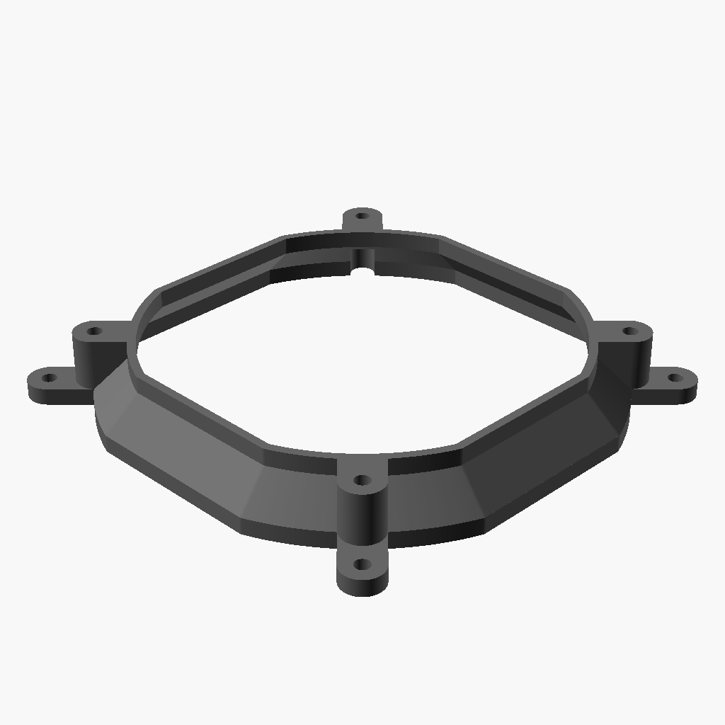 20mm 120mm 140mm PC fan adapter shroud to shroud both tabs CUBEIFY