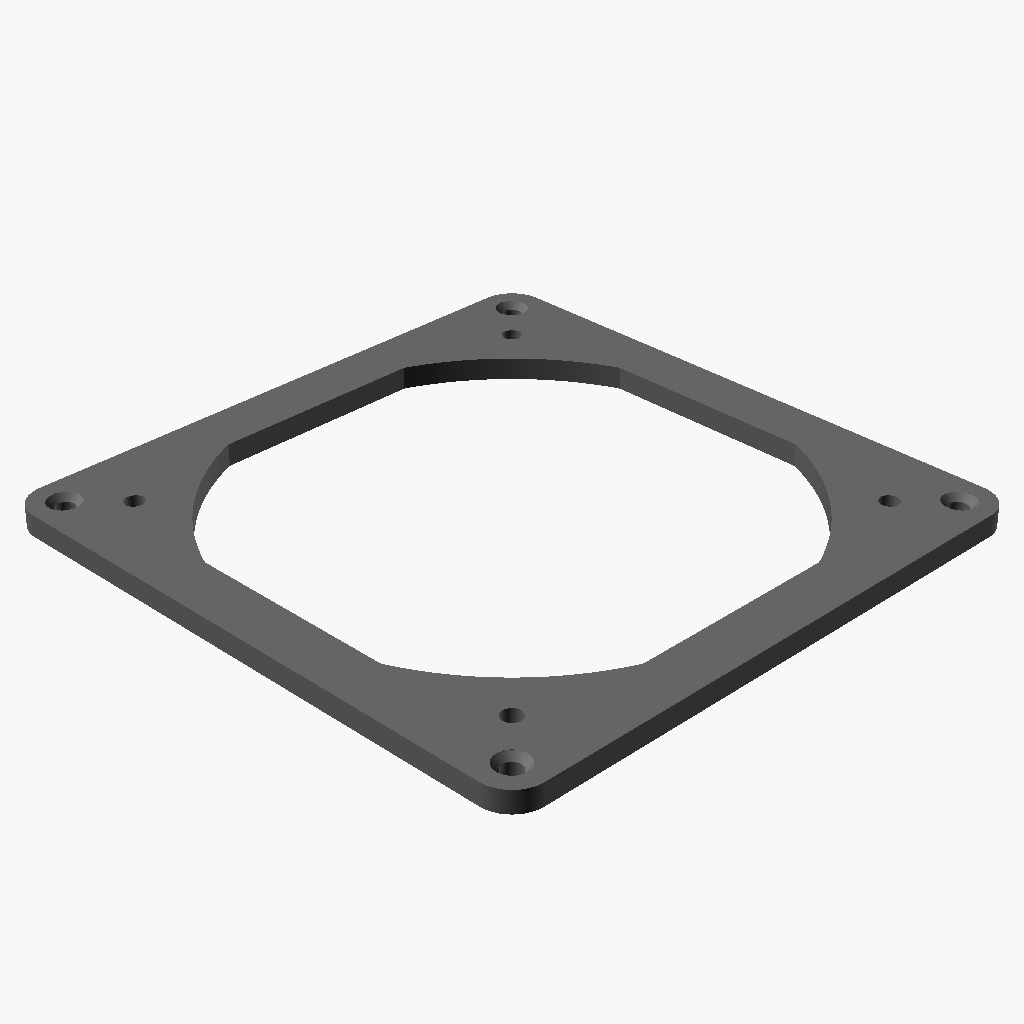 5mm 120mm 140mm PC fan adapter shroud to shroud no tabs CUBEIFY
