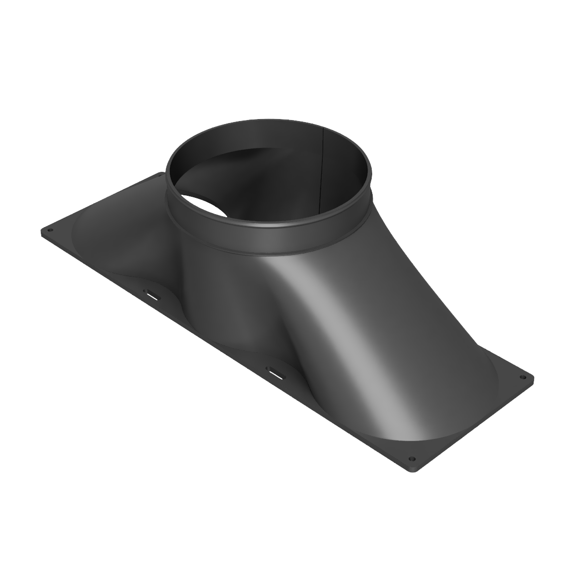 triple 140mm fan to duct adapter cubeify