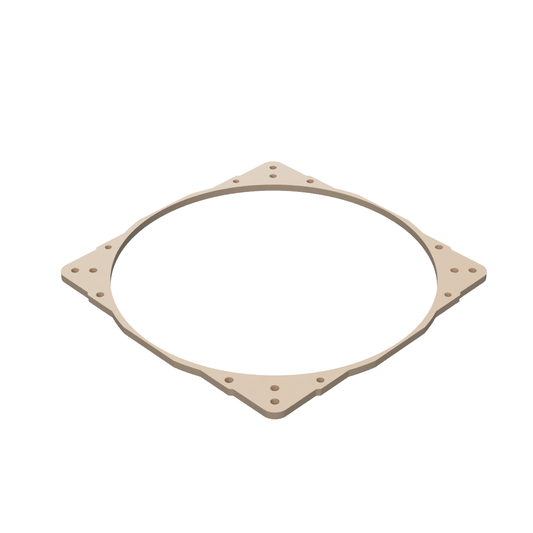 200mm PC Fan Spacer and Airflow Shroud 5mm to 50mm | CUBEIFY