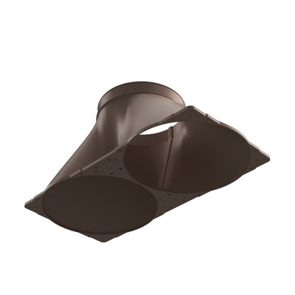 Dual 200mm PC Fan Duct Adapter 4 to 8 Inch High Temperature | CUBEIFY