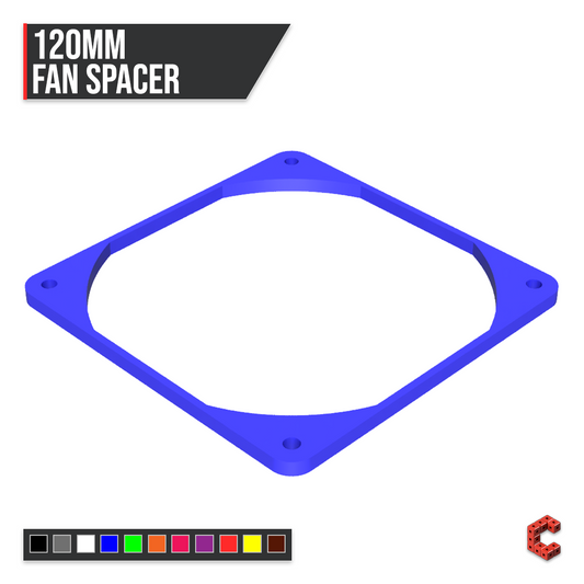 120mm pc fan spacer riser cubeify