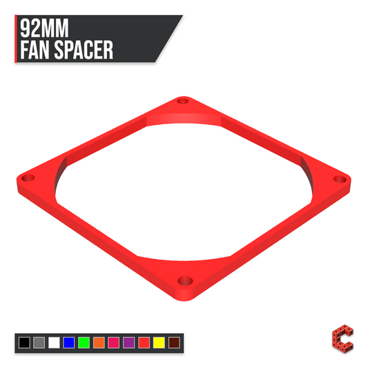 92mm pc fan spacer riser cubeify