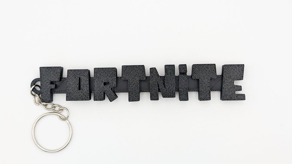 Personalised Name Keyring - 3D Printed Name Tag for School Bags, Kids Party Bag Fillers, Custom Gift for Children