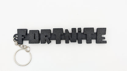 personalised 3d printed name keyring cubeify