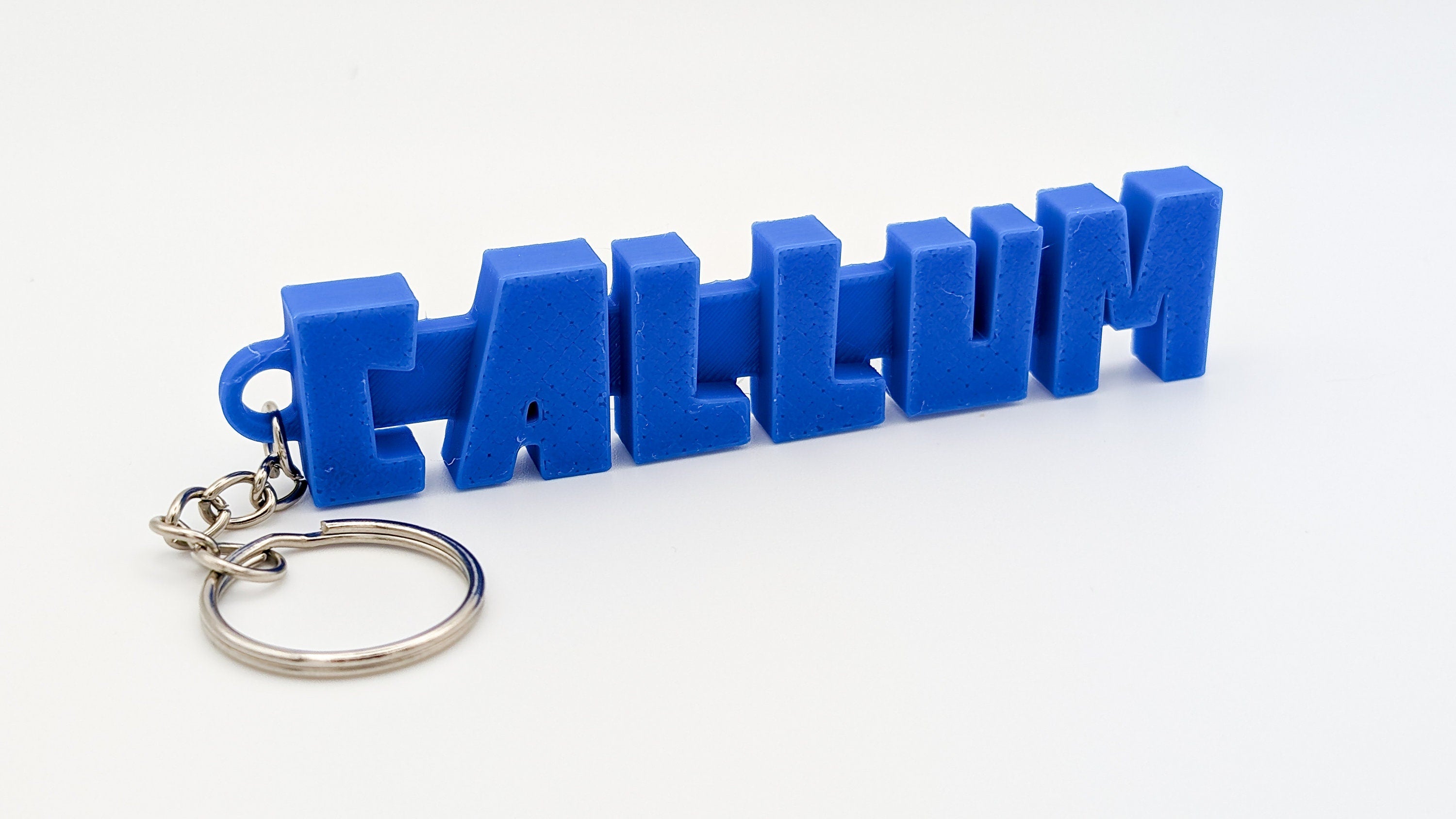 Personalised Name Keyring - 3D Printed Name Tag for School Bags, Kids Party Bag Fillers, Custom Gift for Children