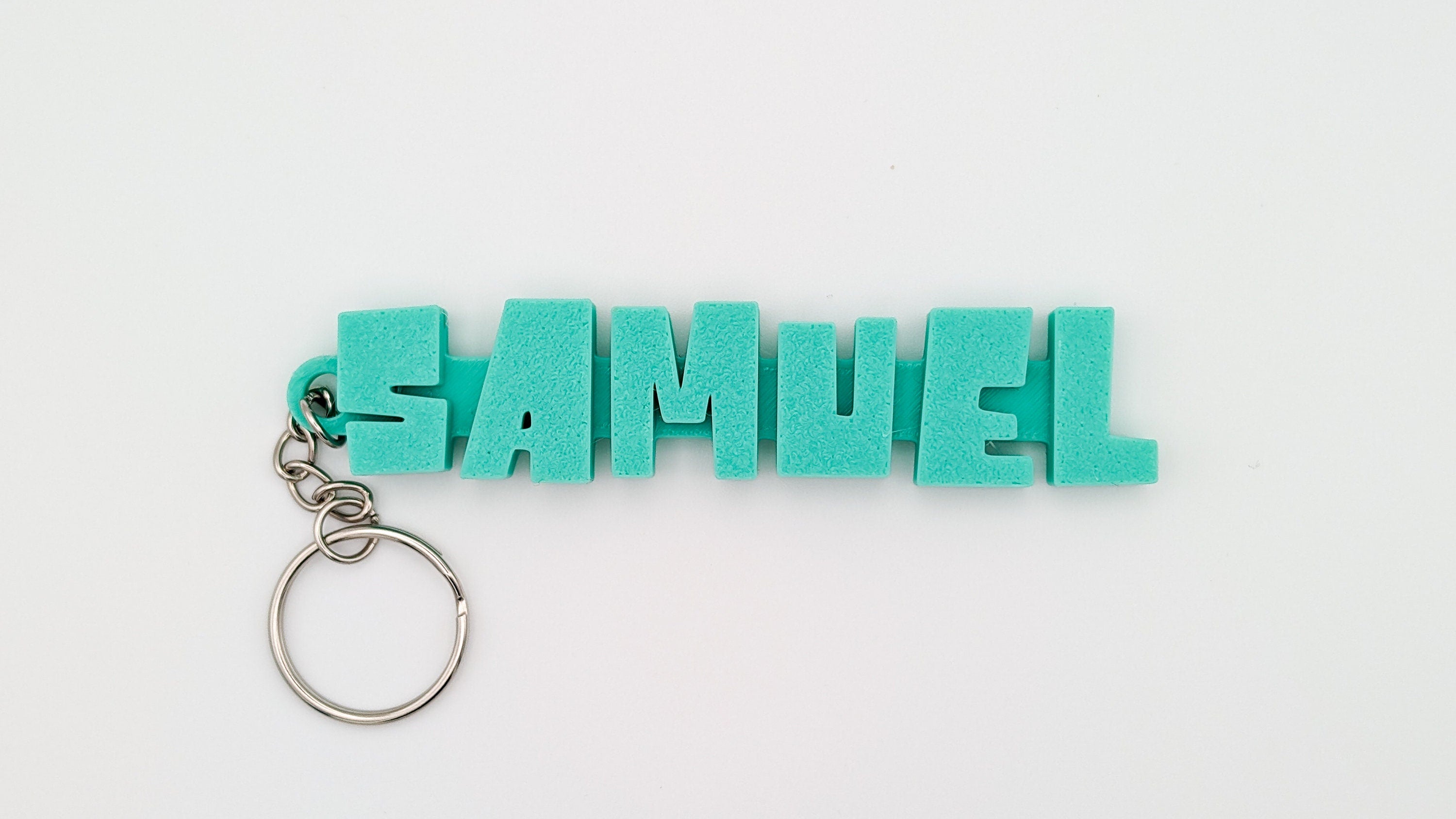 Personalised Name Keyring - 3D Printed Name Tag for School Bags, Kids Party Bag Fillers, Custom Gift for Children