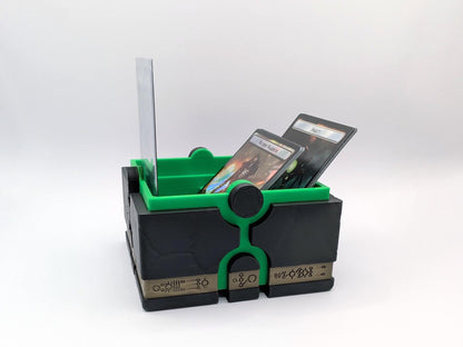 mtg commander deck box (fits necron dynasties) cubeify