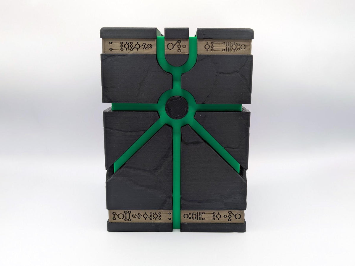 mtg commander deck box (fits necron dynasties) cubeify