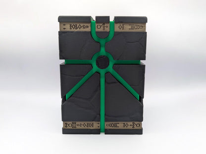 mtg commander deck box (fits necron dynasties) cubeify