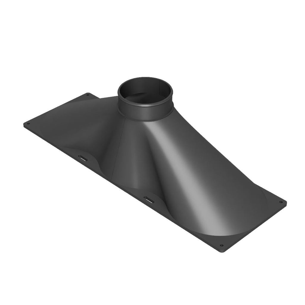 Dreifach 140mm Lüfter auf Kanaladapter, 3" 4" 5" Schlauchanschluss für PC-Gehäuse-Abluft, Sim-Racing-Windsimulator-Mod, Krypto-Mining-Rig-Entlüftung