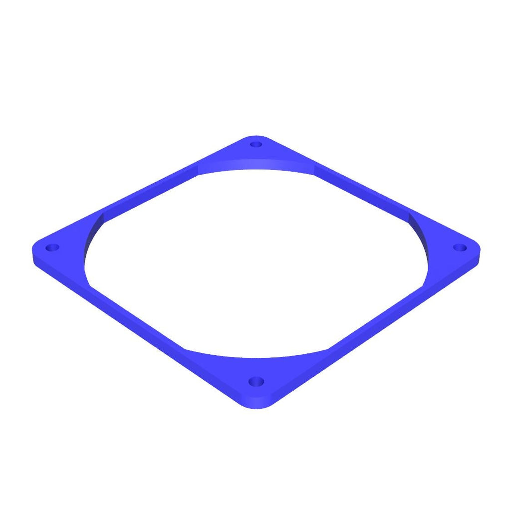 120mm PC-Lüfter-Abstandshalter und -Erhöhung, 5mm bis 50mm dicke Lüfterverkleidung für kundenspezifische PC-Kühlung, Radiatorabstand, Geräuschreduzierungsmod