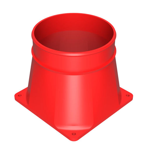 120mm Lüfter auf Schlauchadapter, 3" 4" 5" Schlauchanschluss für PC-Gehäuse-Abluft, Sim-Racing Windsimulator Mod, Krypto-Mining-Rig Lüftungshaube