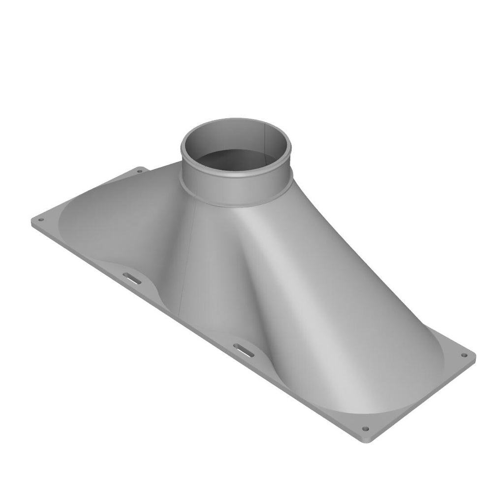 Dreifach 120-mm-Lüfter-zu-Kanal-Adapter, 3-8-Zoll-Schlauchanschluss, PC-Gehäuseentlüftung, Sim-Racing, Krypto-Miner