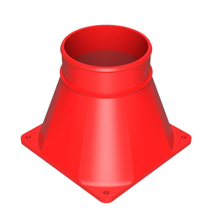 120mm fan to duct adapter cubeify