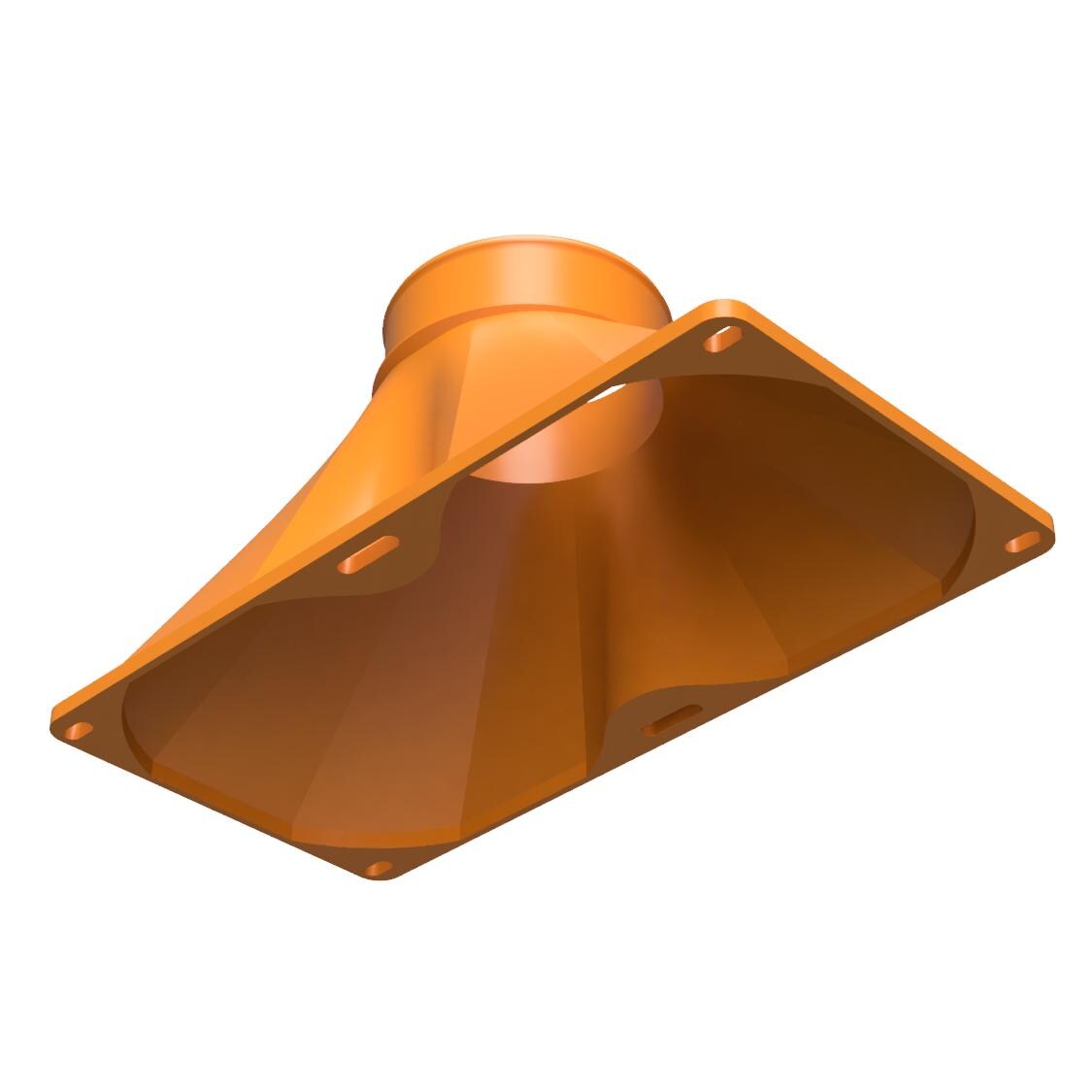 Doppelter 120-mm-Lüfter-zu-Kanal-Adapter, 3" 4" 5" Schlauchanschluss für PC-Gehäuseentlüftung, Sim-Racing-Windsimulator-Mod, Krypto-Mining-Rig-Lüfterabdeckung