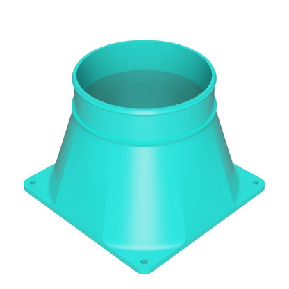 140mm fan to duct adapter cubeify