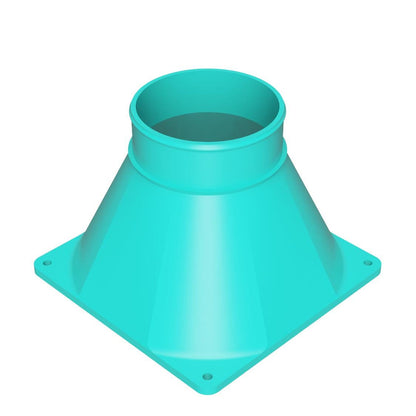140mm fan to duct adapter cubeify